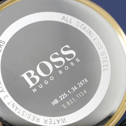 Hugo Boss Watch Classic Gold Plate White HB1513020