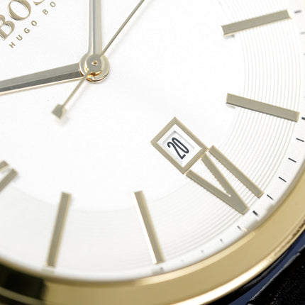Hugo Boss Watch Classic Gold Plate White HB1513020