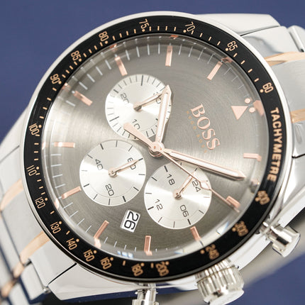 Hugo Boss Men's Watch Chronograph Trophy Grey HB1513634