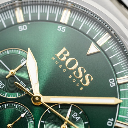 Hugo Boss Men's Watch Chronograph Pioneer Green HB1513868