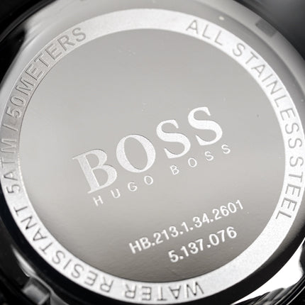 Hugo Boss Men's Watch Chronograph Ikon Black PVD HB1512961