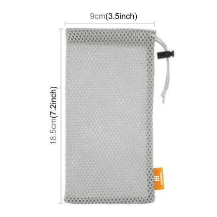 HAWEEL Pouch Bag for Smart Phones, Power Bank and other Accessories, Size up to 5.5 inch, 5.5 inch Grey, 5.5 inch Black