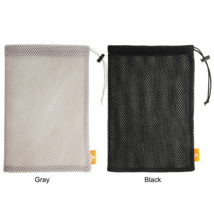 HAWEEL Nylon Mesh Pouch Bag with Stay Cord for up to 9.7 inch Screen iPad and Tablet, Size: 29cm x 19cm(Black), 9.7 inch