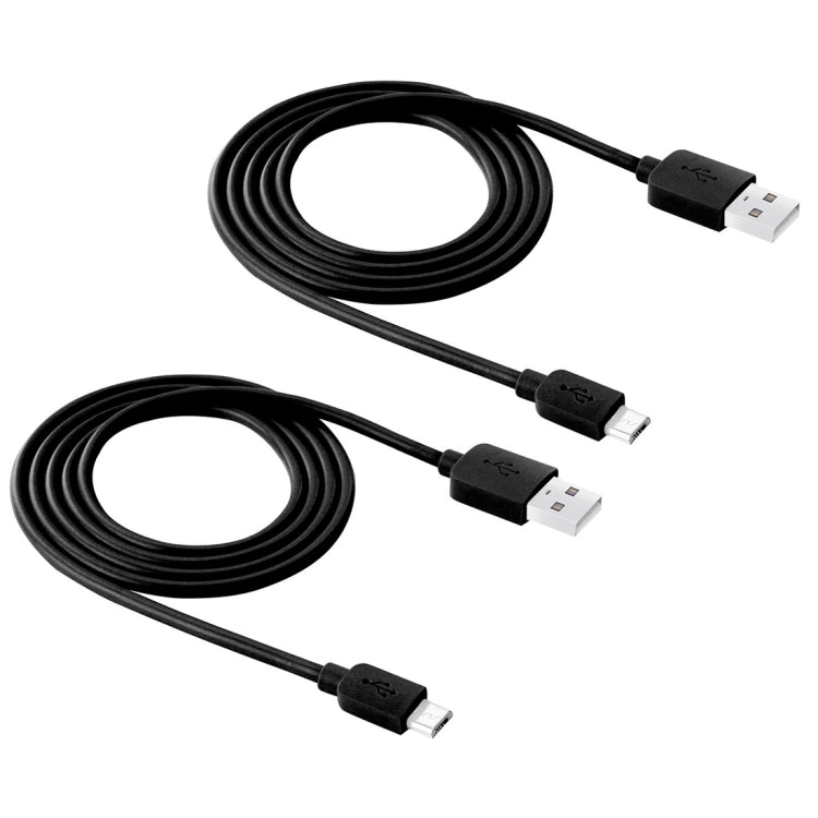 2 PCS HAWEEL 1m High Speed Micro USB to USB Data Sync Charging Cable  Kits For Galaxy, Huawei, Xiaomi, LG, HTC and other Smart Phones, 2pcs