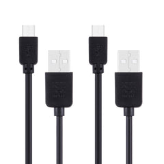 2 PCS HAWEEL 1m High Speed Micro USB to USB Data Sync Charging Cable  Kits For Galaxy, Huawei, Xiaomi, LG, HTC and other Smart Phones, 2pcs