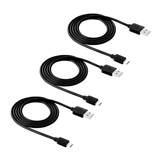 3 PCS HAWEEL 1m High Speed Micro USB to USB Data Sync Charging Cable Kits For Galaxy, Huawei, Xiaomi, LG, HTC and other Smart Phones, 3pcs