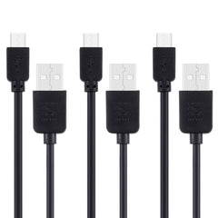 3 PCS HAWEEL 1m High Speed Micro USB to USB Data Sync Charging Cable Kits For Galaxy, Huawei, Xiaomi, LG, HTC and other Smart Phones, 3pcs