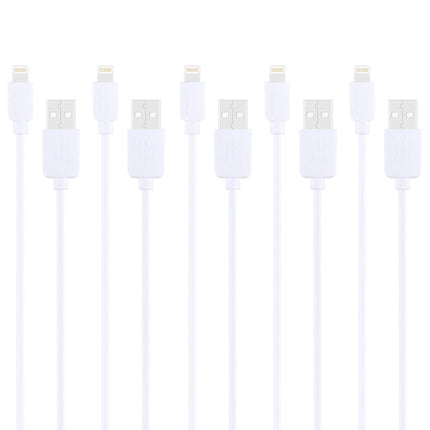 5 PCS HAWEEL 1m High Speed 8 pin to USB Sync and Charging Cable Kit for iPhone, iPad