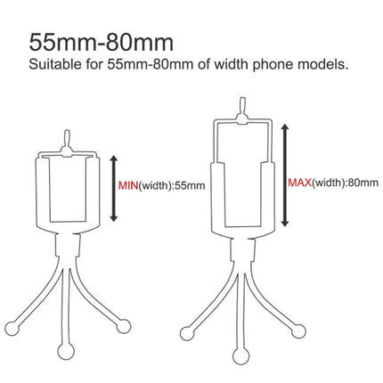 HAWEEL Flexible Octopus Tripod Holder Clip, HWL-6400, HWL-6400HK