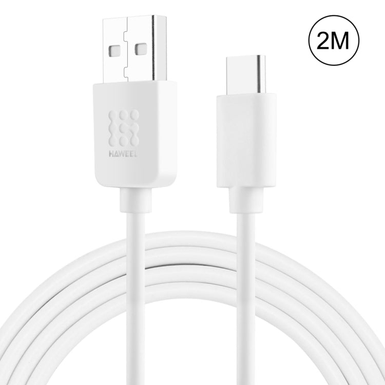 HAWEEL 2m USB-C / Type-C to USB 2.0 Data & Charging Cable, Type-C 2m