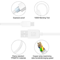 HAWEEL 2m USB-C / Type-C to USB 2.0 Data & Charging Cable, Type-C 2m