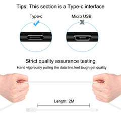 HAWEEL 2m USB-C / Type-C to USB 2.0 Data & Charging Cable, Type-C 2m