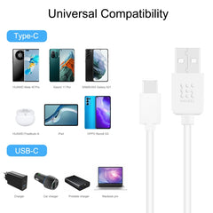 HAWEEL 2m USB-C / Type-C to USB 2.0 Data & Charging Cable, Type-C 2m