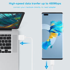 HAWEEL 2m USB-C / Type-C to USB 2.0 Data & Charging Cable, Type-C 2m