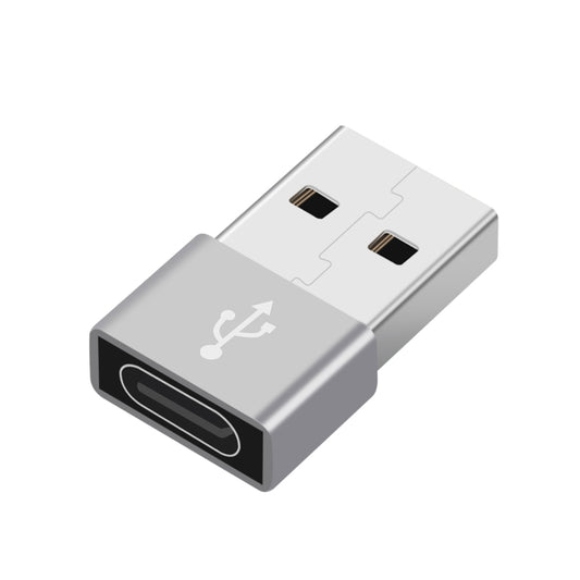 HAWEEL USB-C / Type-C Female to USB 2.0 Male Aluminum Alloy Adapter, Support Charging & Transmission Data, Type-C Adapter