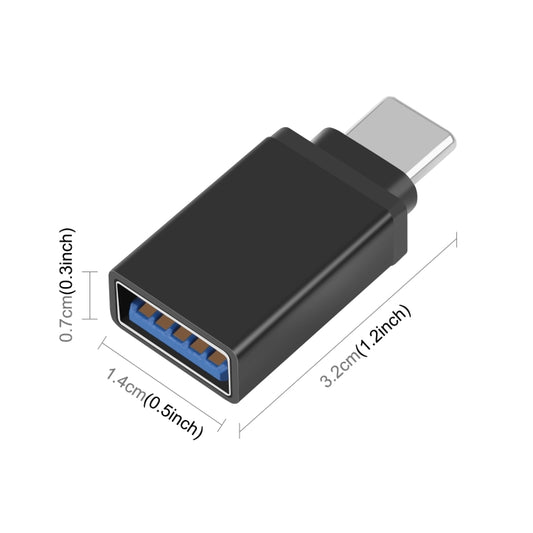 HAWEEL USB-C / Type-C Male to USB 3.0 Female OTG Data Transmission Adapter