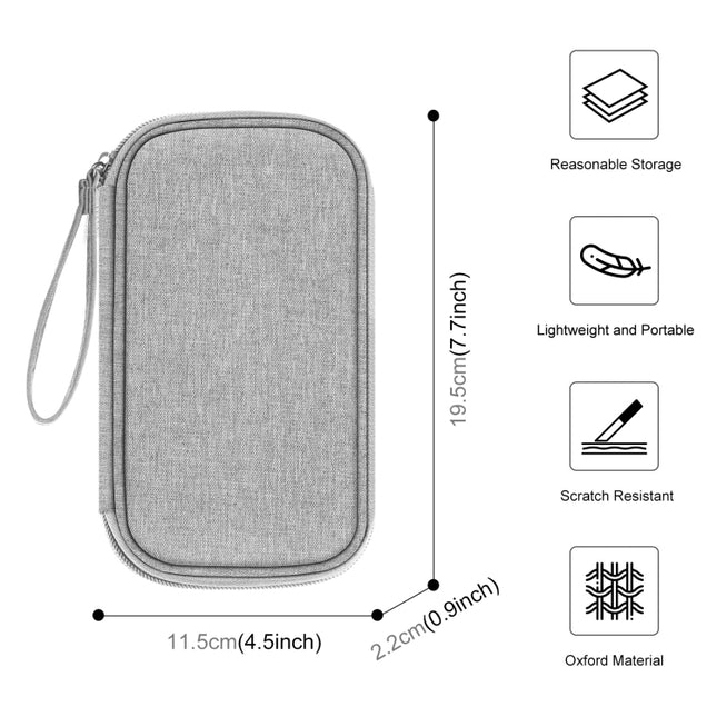 HAWEEL Electronic Organizer Storage Bag for Cellphones, Power Bank, Cables, Mouse, Earphones, Digital Organizer