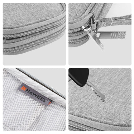 HAWEEL Electronic Organizer Double Layers Storage Bag for Cables, Charger, Power Bank, Phones, Earphones, Double Layers Organizer