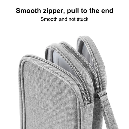 HAWEEL Electronic Organizer Double Layers Storage Bag for Cables, Charger, Power Bank, Phones, Earphones, Double Layers Organizer