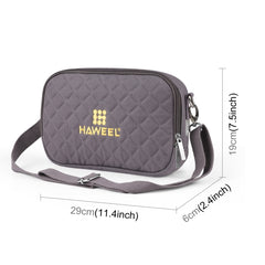 HAWEEL Messenger Shoulder Small Bag Digital Tablet Phone Warmer Storage Bag with Hand Warmer