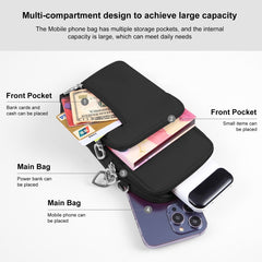 Portable Lunch Bag Picnic Storage Box, Back Hole Black, Back Hole Rose Red