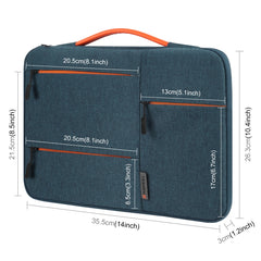 HAWEEL 14.0 inch-15.0 inch Laptop Sleeve Case Zipper Briefcase Handbag For Macbook, Samsung, Lenovo Thinkpad, Sony, DELL Alienware, CHUWI, ASUS, HP Laptops