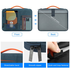 HAWEEL 15.0 inch Sleeve Case Zipper Briefcase Laptop Handbag For Macbook, Samsung, Lenovo Thinkpad, Sony, DELL Alienware, CHUWI, ASUS, HP, 15.0 inch-16.0 inch Laptops