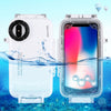 For iPhone X / XS HAWEEL 40m/130ft Diving Case, Photo Video Taking Underwater Housing Cover, For iPhone X