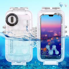 HAWEEL 40m/130ft Waterproof Diving Case for Huawei P20, Photo Video Taking Underwater Housing Cover, For Huawei P20