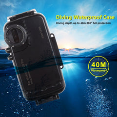 HAWEEL 40m/130ft Waterproof Diving Case for Huawei P20 Pro, Photo Video Taking Underwater Housing Cover, For Huawei P20 Pro