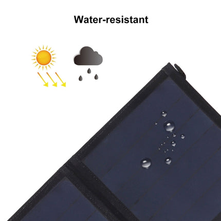 HAWEEL 14W Ultrathin Foldable Solar Panel Charger with 5V / 2.2A USB Port, Support QC3.0 and AFC, Ultrathin 14W 4-Fold