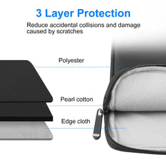 HAWEEL 11 inch Sleeve Case Zipper Briefcase Carrying Bag For Macbook, Samsung, Lenovo, Sony, DELL Alienware, CHUWI, ASUS, HP, 11 inch and Below Laptops / Tablets, 11 inch