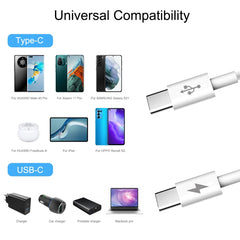 HAWEEL 25W 3A Type-C / USB-C to Type-C / USB-C PD Fast Charging Data Cable, Length: 1m, Type-C to Type-C 1m White