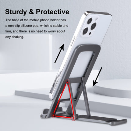 HAWEEL Adjustable Lifting Folding Live Broadcast Aluminum Alloy Desktop Holder, Aluminum Alloy