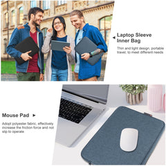 HAWEEL 13 inch Laptop Sleeve Case Zipper Briefcase Bag for 12.5-13.5 inch Laptop