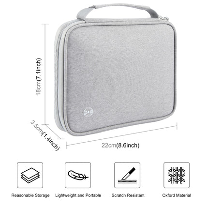 HAWEEL Passport Wallet Document Organizer Credit Cards Case Bag with Handle, Handle Bag