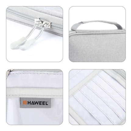 HAWEEL Passport Wallet Document Organizer Credit Cards Case Bag with Handle, Handle Bag