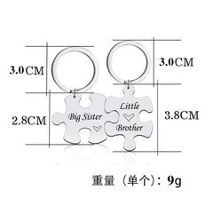 Brother Sister Keychain Set Gifts Christmas Birthday Gifts Family Gifts for Sisters Brothers