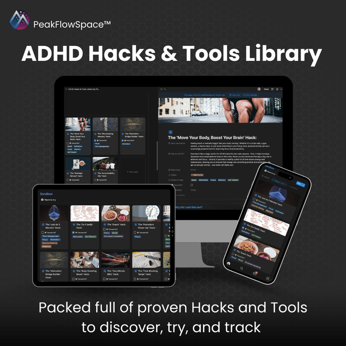 Neuro-Hacks Notion Toolkit - 17+ proven hacks