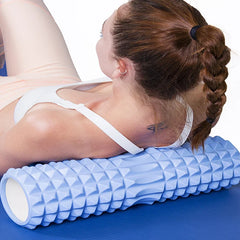 45cm High Density Foam Roller Yoga Column Deep Massage Fitness Equipment Sport EVA Block Muscle relaxation Pilates Gym Exercises