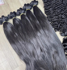 Burmese Curly Double Weft Virgin Human Hair Raw Vietnamese One Donor Raw Burmese Curly Hair Bundles