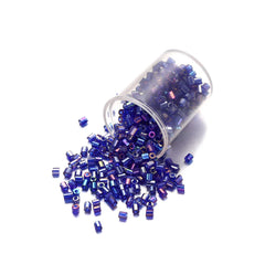 1000/1800Pcs 2mm Hexagon Czech Glass Cylindrical Loose Small Seed Needle Beads for DIY Bracelet Necklace Jewelry Making Supplies