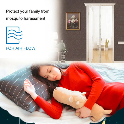 Summer Anti Mosquito Insect Fly Bug Curtains Net Door Screen Kitchen Curtains ployester fiber Curtains Mesh Screen Magnets