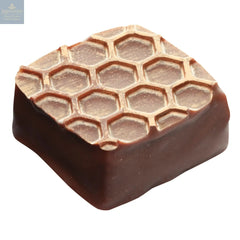 Honey milk - honey ganache in milk chocolate with gold powder finish 12.4g - 108 pcs