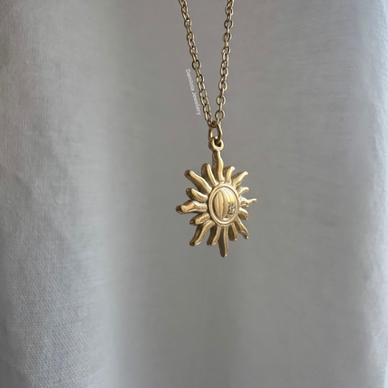 Golden Sunburst Necklace