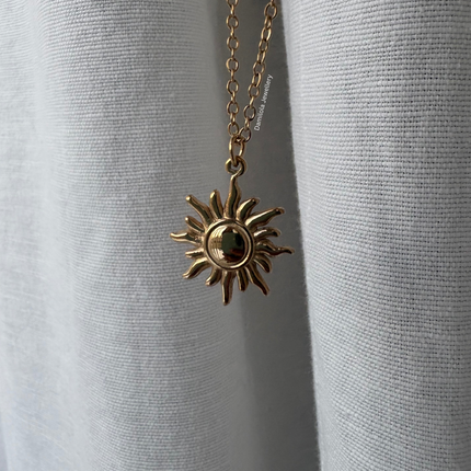 Golden Sunburst Necklace