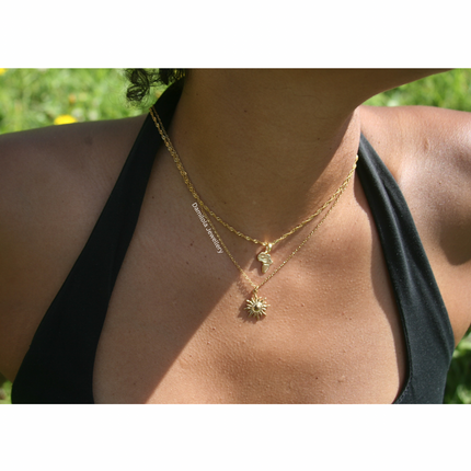 Golden Sunburst Necklace