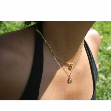 Golden Sunburst Necklace