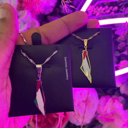 Palestine Flag Necklace