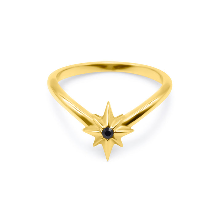 Gold Stella Maris North Star Ring